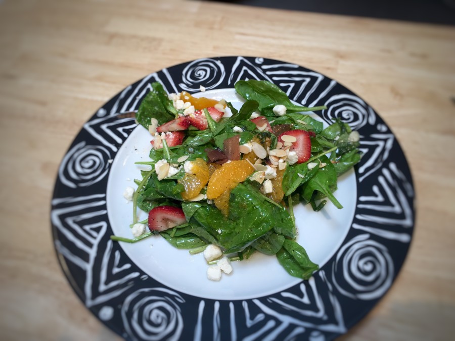 Chaumette Summer Salad: Strawberry & Spinach