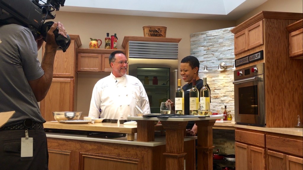 Chaumette Chef Rob Beasley, summer salad, vignoles