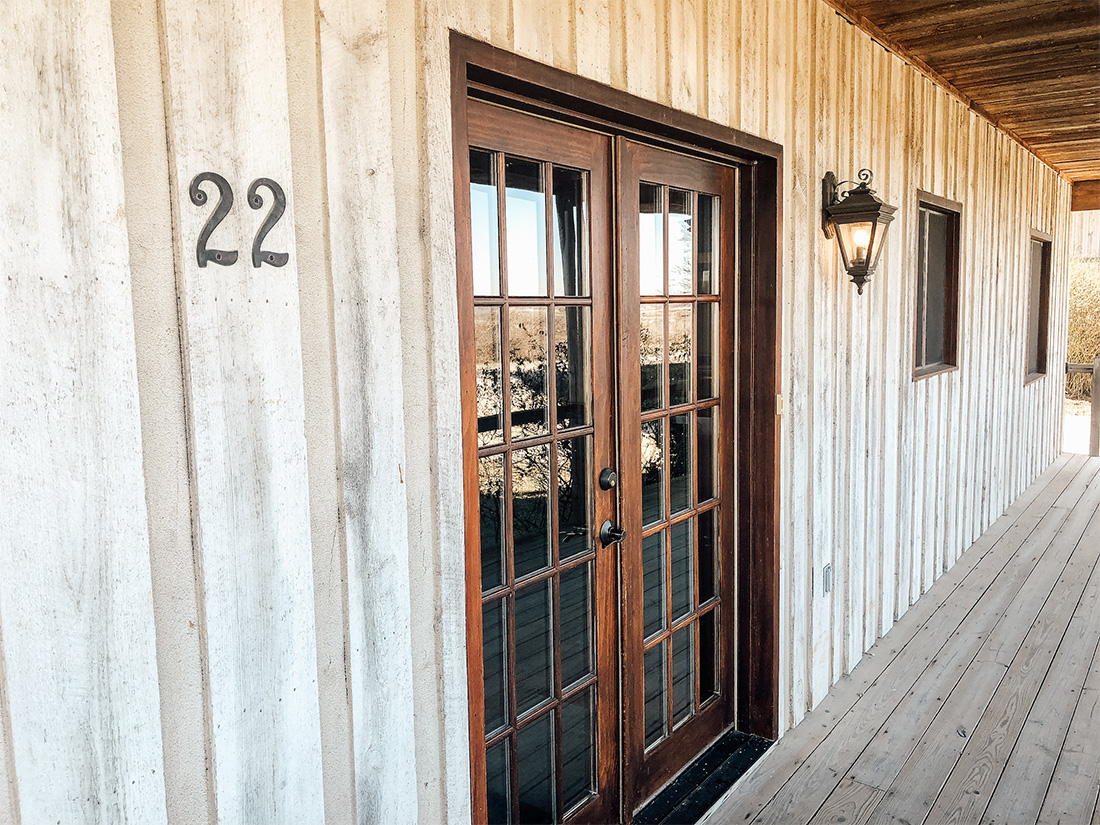Chaumette Winery Villa 22 front porch